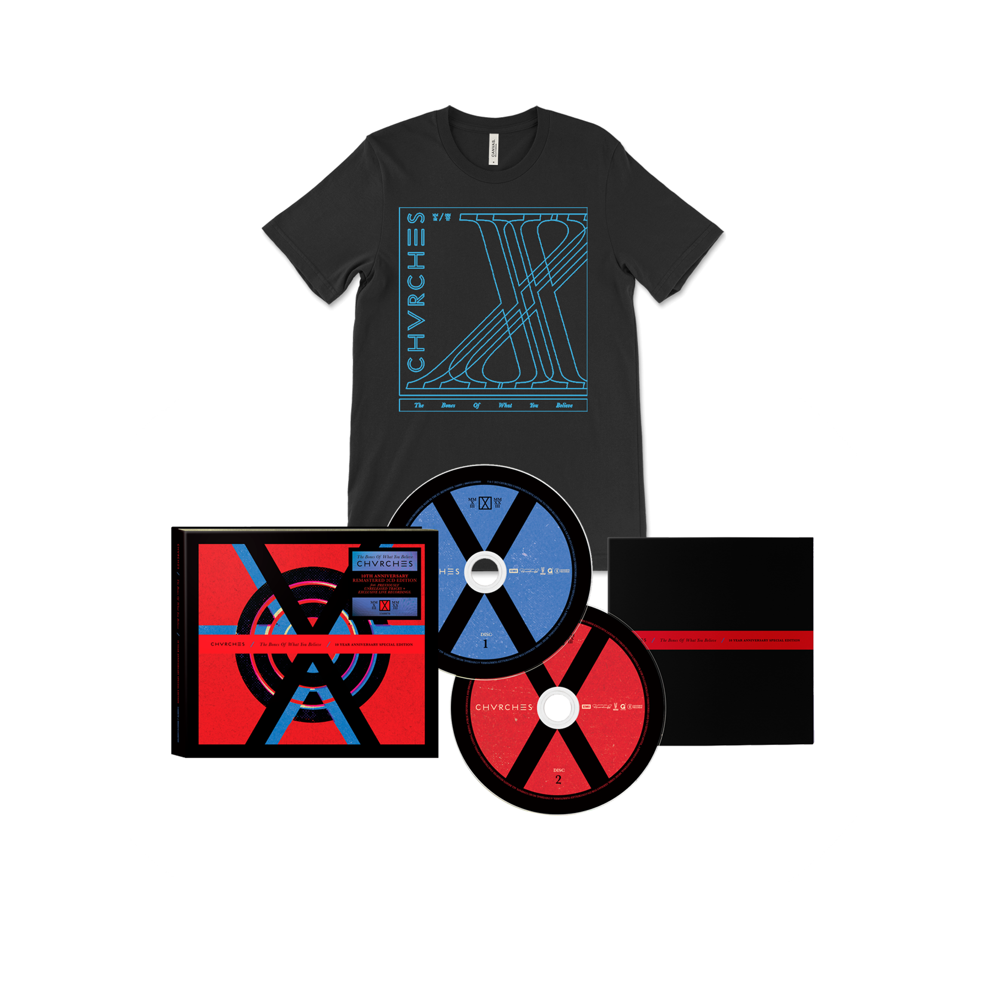 The Bones Of What You Believe (10th Anniversary Edition) 2CD & T-shirt